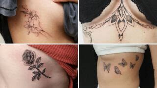 lower boob tattoo|23 Under Breast Tattoo Ideas For The Bravest Women